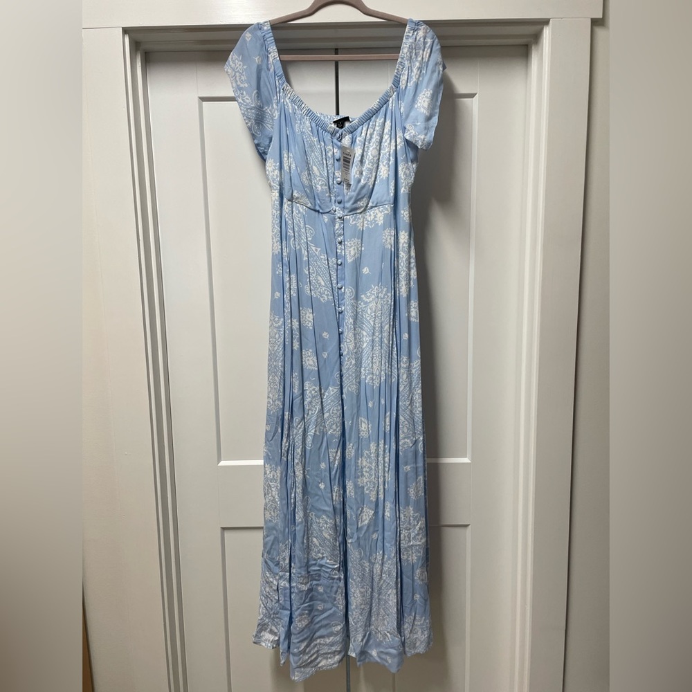 Torrid maxi dress off shoulder